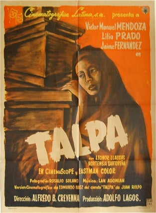 Item #104 TALPA - ORIGINAL MEXICAN FILM POSTER. Juan Rulfo