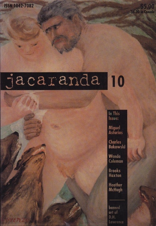 Item #1055 JACARANDA 10. Bruce Kijewski, Charles Bukowski, contributor.