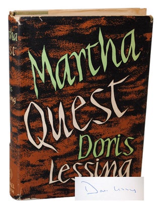 Item #1225 MARTHA QUEST - SIGNED. Doris Lessing