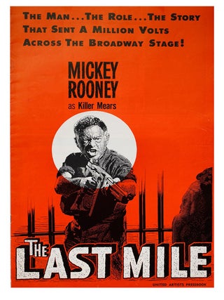 Item #1374 THE LAST MILE - ORIGINAL FILM PRESSBOOK. John Wexley, Howard W. Koch, play, director