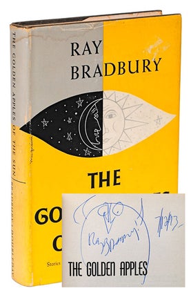Item #1488 THE GOLDEN APPLES OF THE SUN - SIGNED, WITH AN ORIGINAL DRAWING. Ray Bradbury, Joseph...