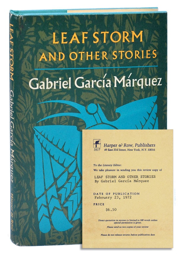 Item #1630 LEAF STORM AND OTHER STORIES - REVIEW COPY. Gabriel García Márquez, Gregory Rabassa, stories, translation.