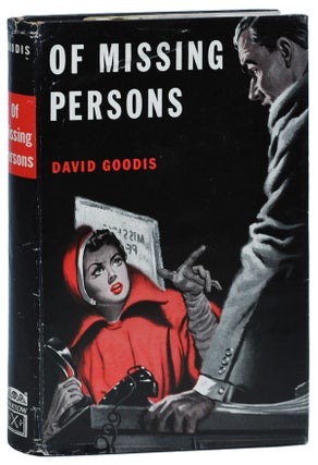Item #1999 OF MISSING PERSONS. David Goodis