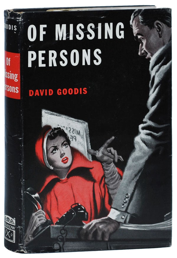 Item #1999 OF MISSING PERSONS. David Goodis.