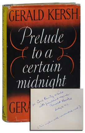 Item #2004 PRELUDE TO A CERTAIN MIDNIGHT - INSCRIBED. Gerald Kersh