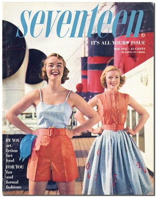 FIVE EARLY APPEARANCES IN SEVENTEEN MAGAZINE - 1950-1953