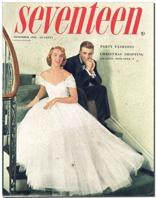 Item #2195 FIVE EARLY APPEARANCES IN SEVENTEEN MAGAZINE - 1950-1953. Sylvia Plath, contributions