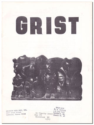 Item #2231 GRIST #8 - TIMOTHY LEARY'S COPY. John Fowler, Judson Crews, d. a. levy, Allen...