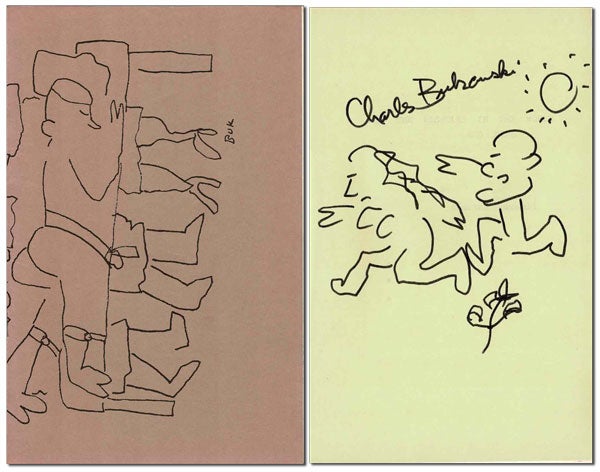 Item #2899 ALL THE ASSHOLES IN THE WORLD AND MINE - SIGNED WITH ARTWORK. Charles Bukowski.