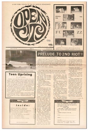 Item #315 "NOTES OF A DIRTY OLD MAN" [IN] OPEN CITY - ISSUE 6 (JUNE 9-16, 1967). Charles...