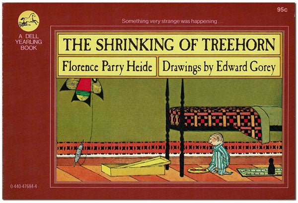Item #3263 THE SHRINKING OF TREEHORN. Florence Parry Heide, Edward Gorey, story, illustrations.