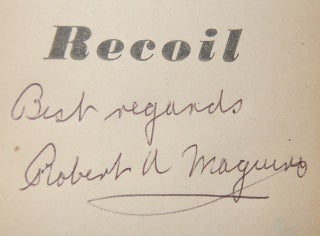 RECOIL - INSCRIBED BY COVER ARTIST ROBERT A. MAGUIRE