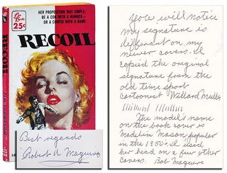 Item #336 RECOIL - INSCRIBED BY COVER ARTIST ROBERT A. MAGUIRE. Jim Thompson
