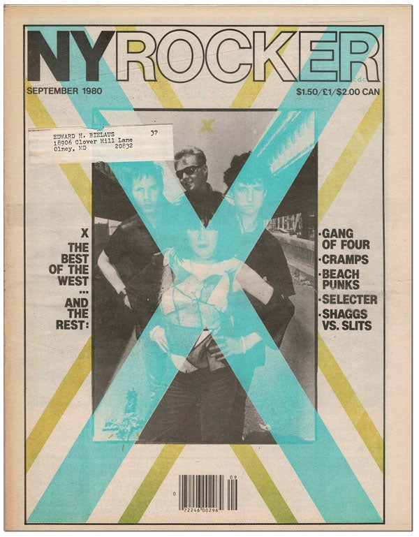 Item #3439 NEW YORK ROCKER - SEPTEMBER, 1980. S. Andrew Schwartz.