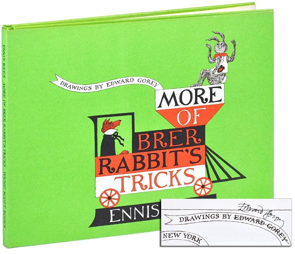 Item #3455 MORE OF BRER RABBIT'S TRICKS - SIGNED. Ennis Rees, Edward Gorey, stories, illustrations.