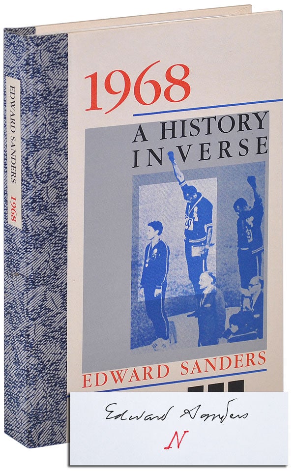 Item #3711 1968: A HISTORY IN VERSE - DELUXE ISSUE, SIGNED. Edward Sanders.