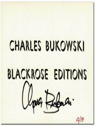 AFTERMATH OF A LENGTHY REJECTION SLIP - LIMITED EDITION, SIGNED