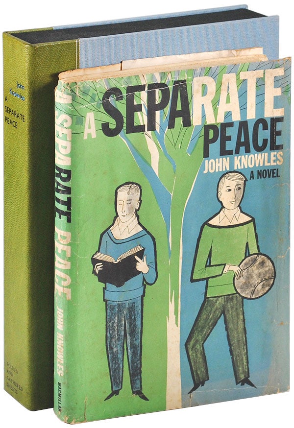 Item #3836 A SEPARATE PEACE: A NOVEL - ADVANCE COPY. John Knowles.