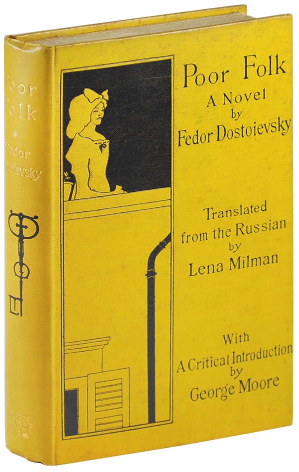 Item #3872 POOR FOLK: A NOVEL. Fedor Dostoievsky, Aubrey Beardsley, novel, cover.