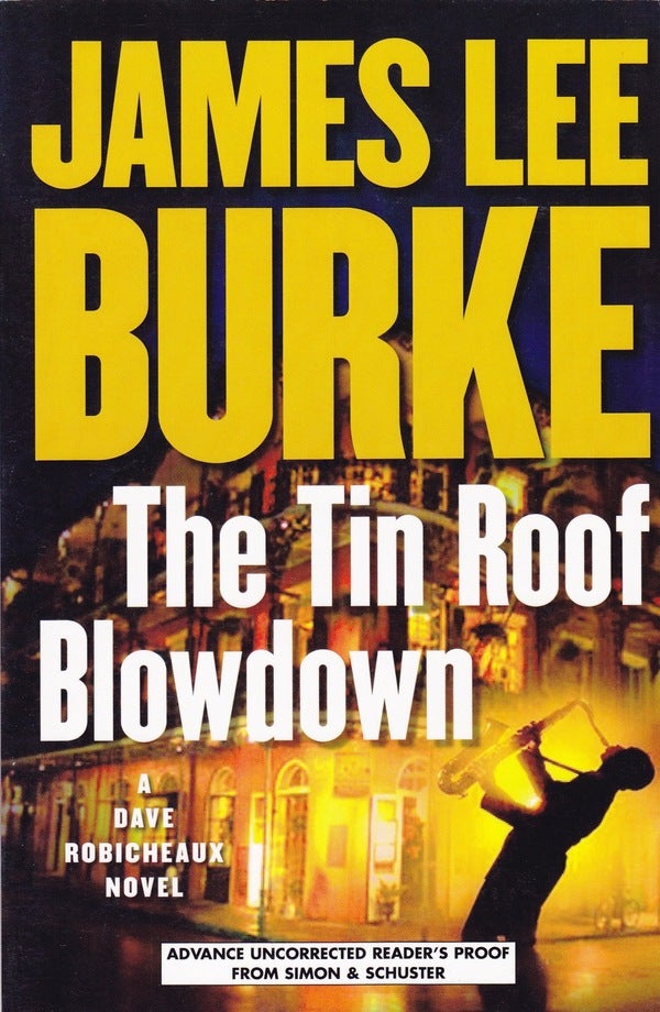 Item #401 THE TIN ROOF BLOWDOWN - ADVANCE READING COPY. James Lee Burke.