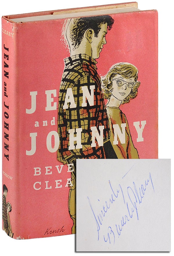 Item #4094 JEAN AND JOHNNY - INSCRIBED. Beverly Cleary, Joe Krush, Beth, novel, illustrations.
