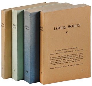 Item #4150 LOCUS SOLUS I-V [COMPLETE RUN]. John Ashbery, Harry Mathews, Kenneth Koch, James...