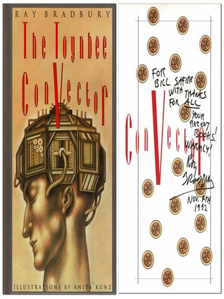 Item #4212 THE TOYNBEE CONVECTOR - INSCRIBED TO WILLIAM SAFIRE. Ray Bradbury, Anita Kunz, story,...