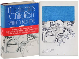 Item #4275 MIDNIGHT'S CHILDREN – SIGNED, WITH ORIGINAL ARTWORK BY BILL BOTTEN. Salman Rushdie