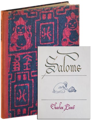 Item #4602 SALOME. text, binding, Mary Lamb, Charles, Fridolf Johnson, poem