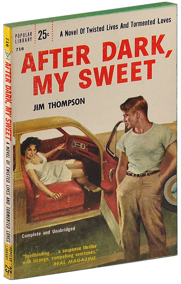 AFTER DARK, MY SWEET. Jim Thompson, Ray Johnson, novel, cover art.