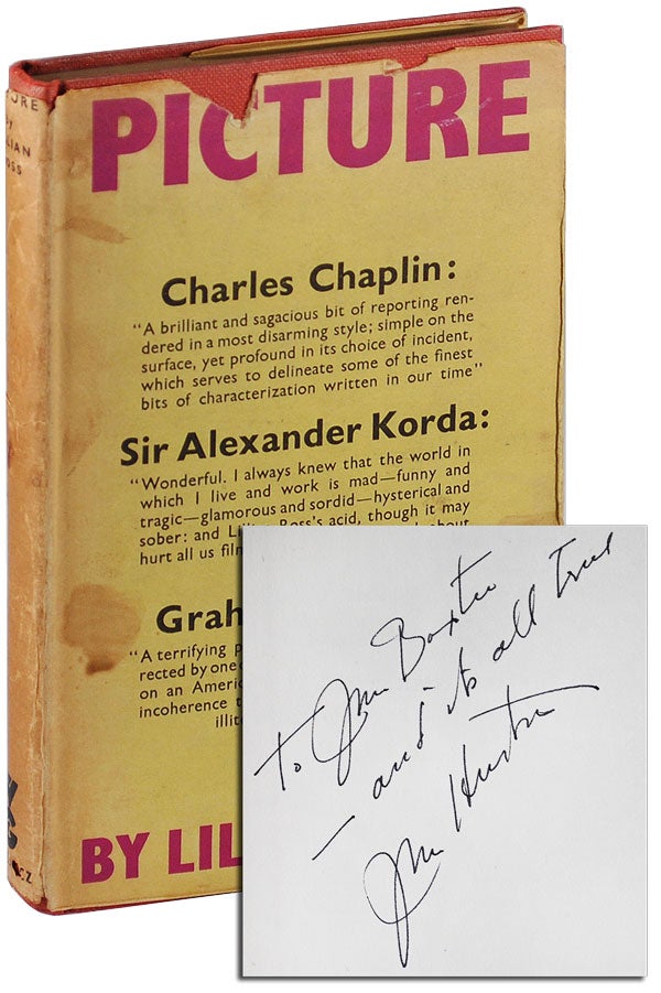 Item #4671 PICTURE - INSCRIBED BY JOHN HUSTON. Lillian Ross.