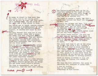 A USELESS DEATH - CORRECTED TYPESCRIPT, TOGETHER WITH A SIGNED COPY OF THE FIRST EDITION