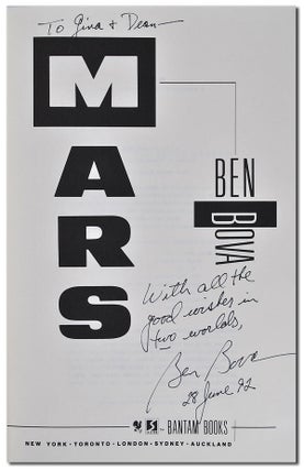 MARS - INSCRIBED TO DEAN & GINA ING, WITH TLS LAID IN