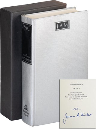 Item #5019 SPACE - LIMITED EDITION, SIGNED. James A. Michener
