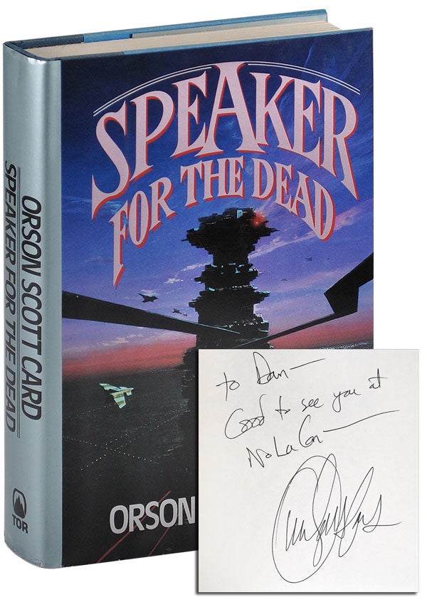 Item #5147 SPEAKER FOR THE DEAD - INSCRIBED. Orson Scott Card.
