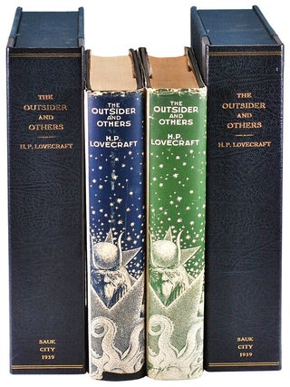 Item #5219 THE OUTSIDER AND OTHERS - TWO INSCRIBED COPIES, WITH RELATED CORRESPONDENCE. H. P....
