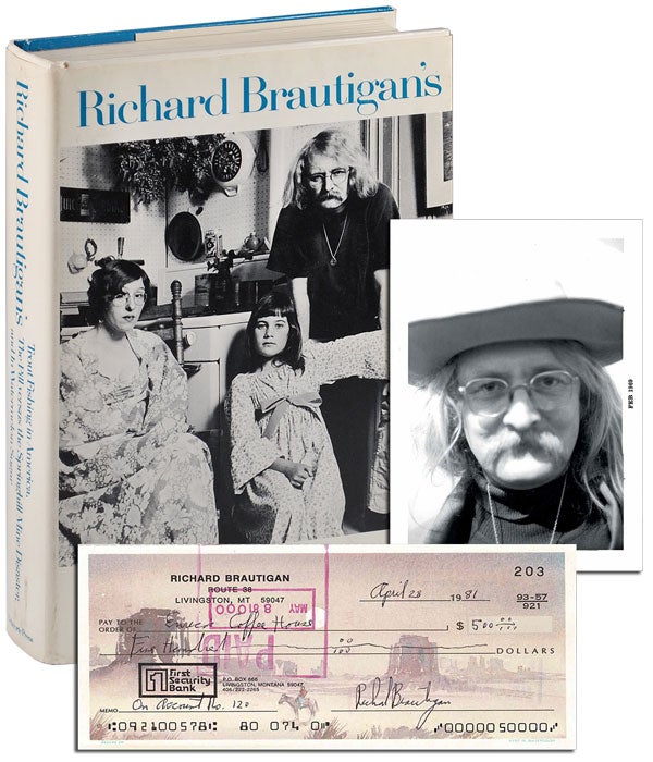 Item #5302 RICHARD BRAUTIGAN'S TROUT FISHING IN AMERICA, THE PILL VERSUS THE SPRINGHILL MINE DISASTER, AND IN WATERMELON SUGAR. Richard Brautigan.