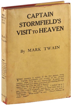 Item #5377 EXTRACT FROM CAPTAIN STORMFIELD'S VISIT TO HEAVEN. Mark Twain, pseud. of Samuel L....