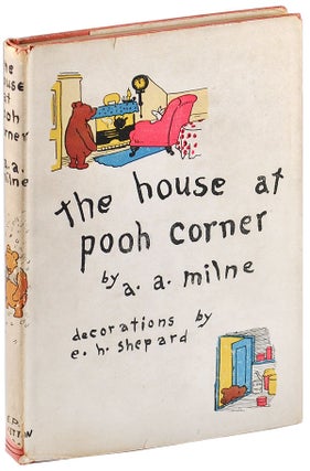Item #5411 THE HOUSE AT POOH CORNER. A. A. Milne, E. H. Shepard, novel, illustration