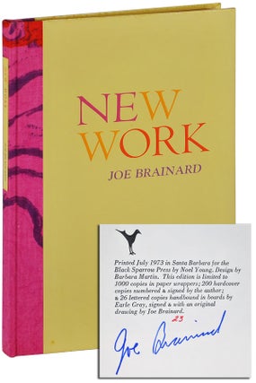 Item #5428 NEW WORK - LIMITED EDITION, SIGNED. Joe Brainard