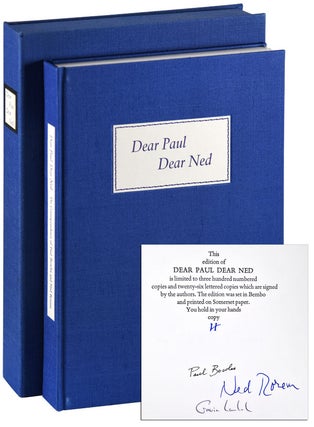 Item #5532 DEAR PAUL DEAR NED: THE CORRESPONDENCE OF PAUL BOWLES AND NED ROREM - DELUXE ISSUE,...