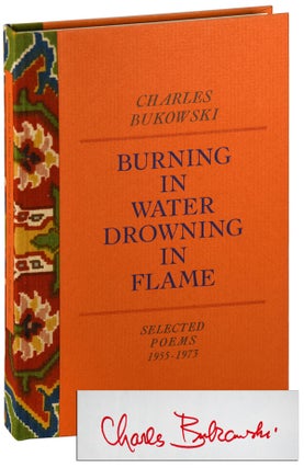 Item #5541 BURNING IN WATER DROWNING IN FLAME - THE BINDER'S COPY, SIGNED WITH AN ORIGINAL...