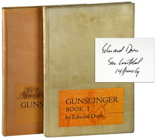Item #5587 GUNSLINGER: BOOK I & II - THE BINDER'S COPY & DELUXE ISSUE, SIGNED. Edward Dorn
