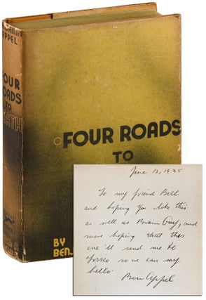 Item #5622 FOUR ROADS TO DEATH - INSCRIBED. Benjamin Appel