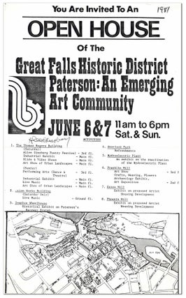 Item #5685 BROADSIDE: YOU ARE INVITED TO AN OPEN HOUSE OF THE GREAT FALLS HISTORIC DISTRICT –...