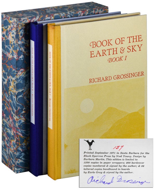 Item #5695 BOOK OF THE EARTH & SKY: BOOK I & II. Richard Grossinger.
