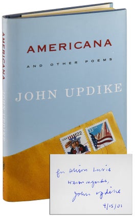 Item #5744 AMERICANA AND OTHER POEMS - INSCRIBED TO ALISON LURIE. John Updike