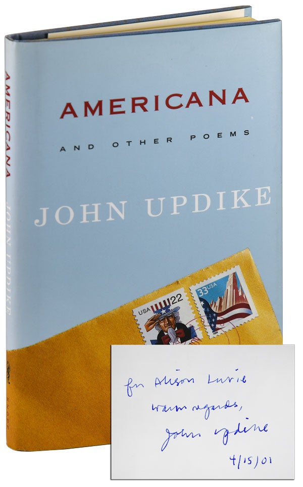 Item #5744 AMERICANA AND OTHER POEMS - INSCRIBED TO ALISON LURIE. John Updike.