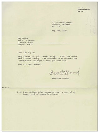 TRUE STORIES - INSCRIBED TO KAY BOYLE, WITH A TLS TIPPED IN