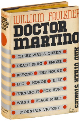 Item #5958 DOCTOR MARTINO AND OTHER STORIES. William Faulkner